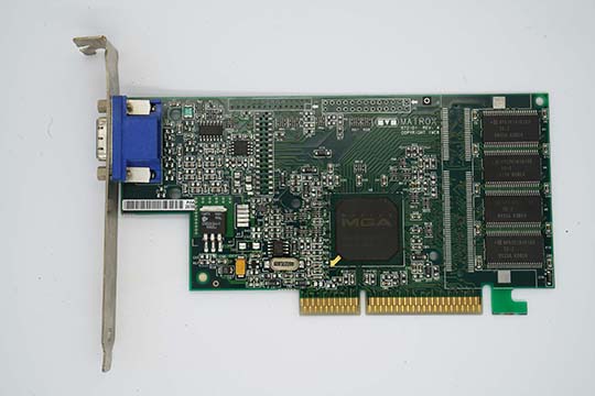 Matrox 迈创 G200 8MB显示卡G2-MECOA8B-20D（MGA-G200A-D2芯片）